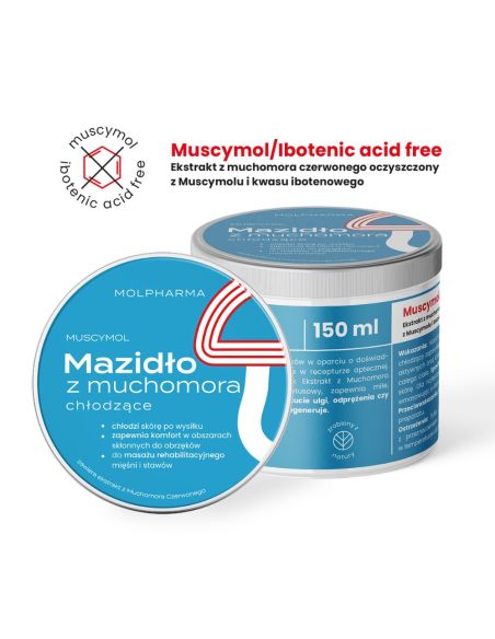 Molpharma Mazidło z muchomora czerwonego chłodzące - Ukojenie i ulga